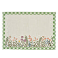 Tovaglietta americana verde con fiori