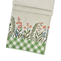 Runner verde con fiori