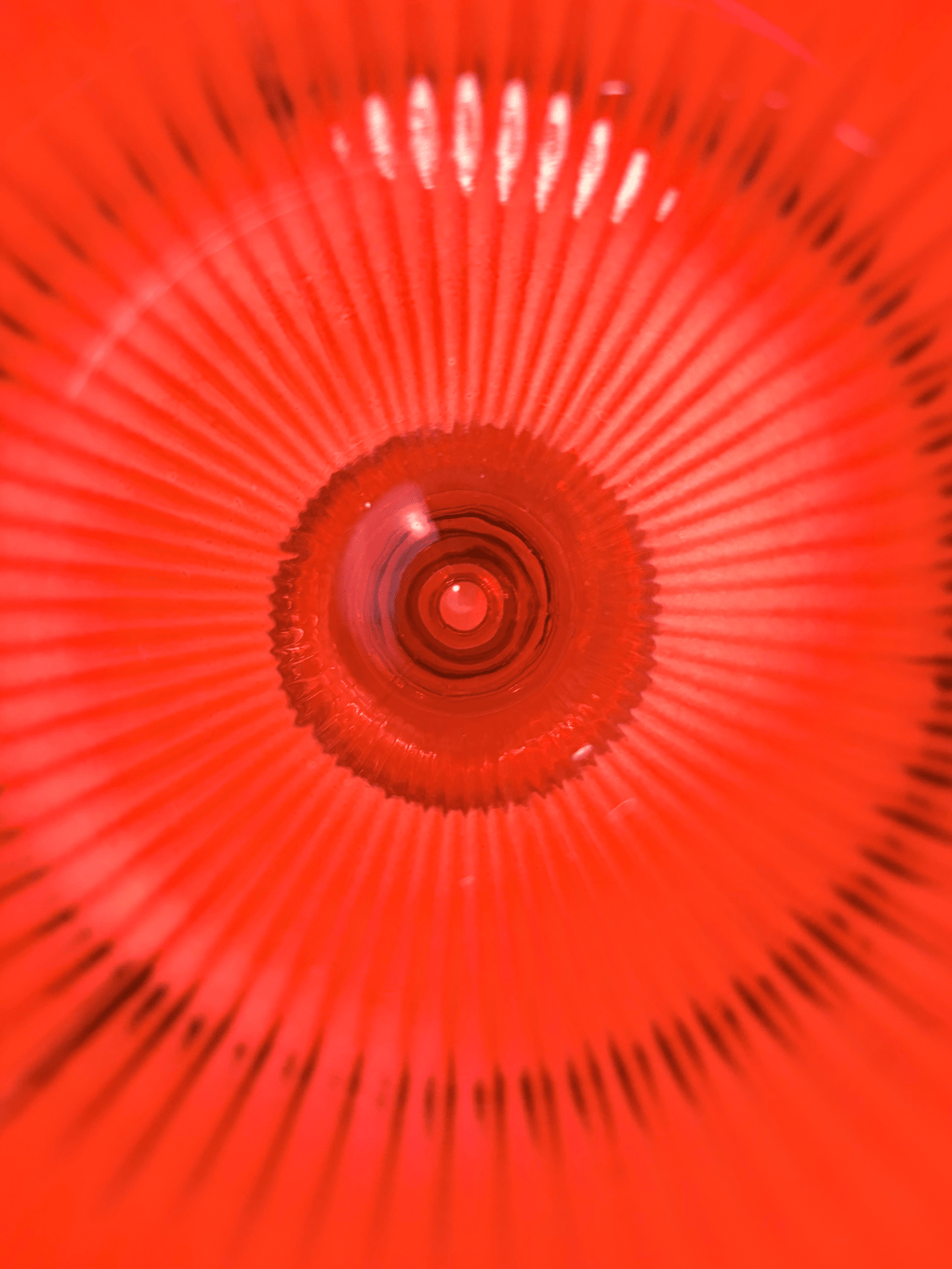 Calici vetro rossi 6