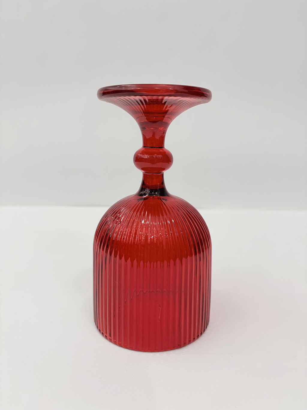 Calici vetro rossi 6