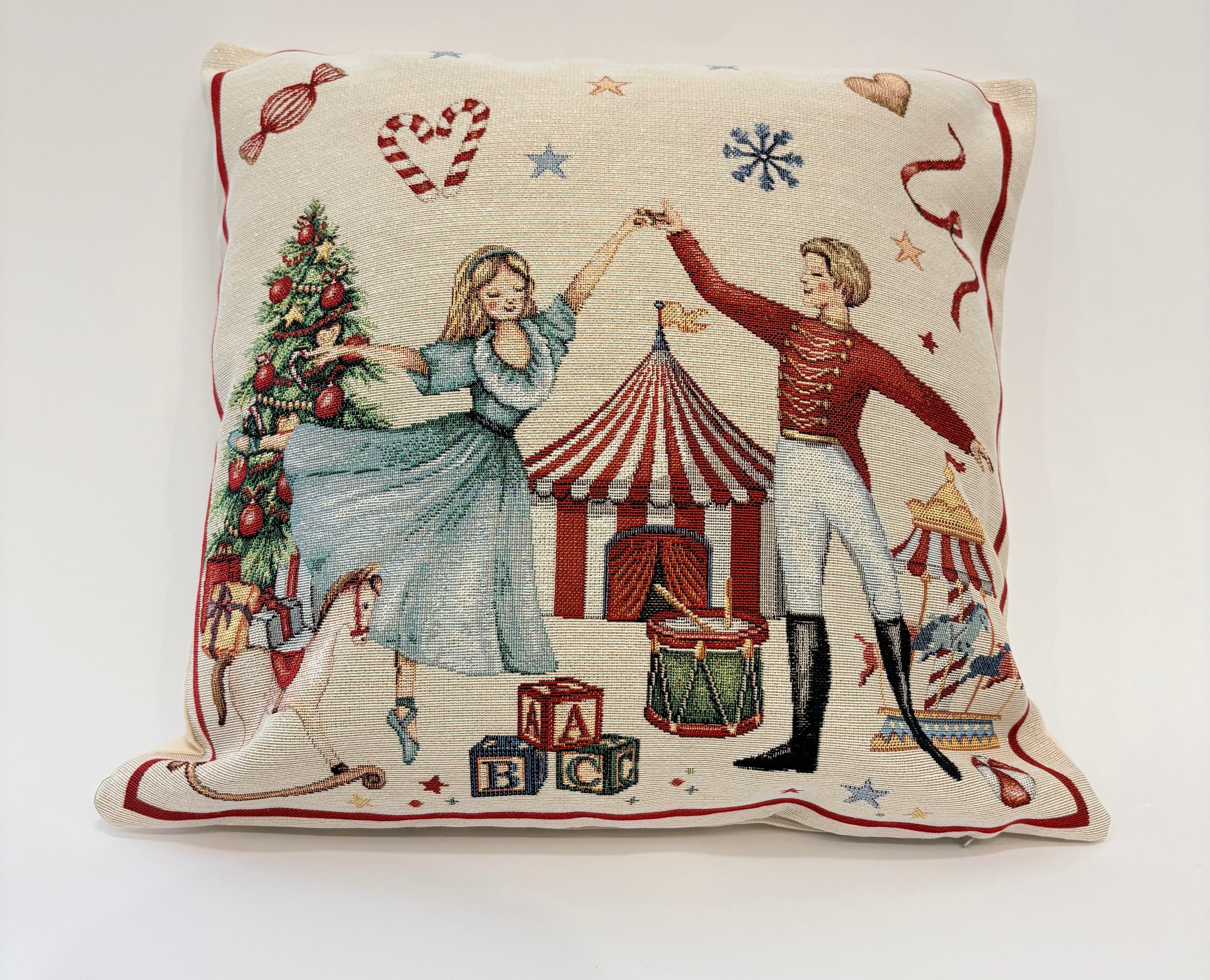 Copricuscino Gobelin ballerini