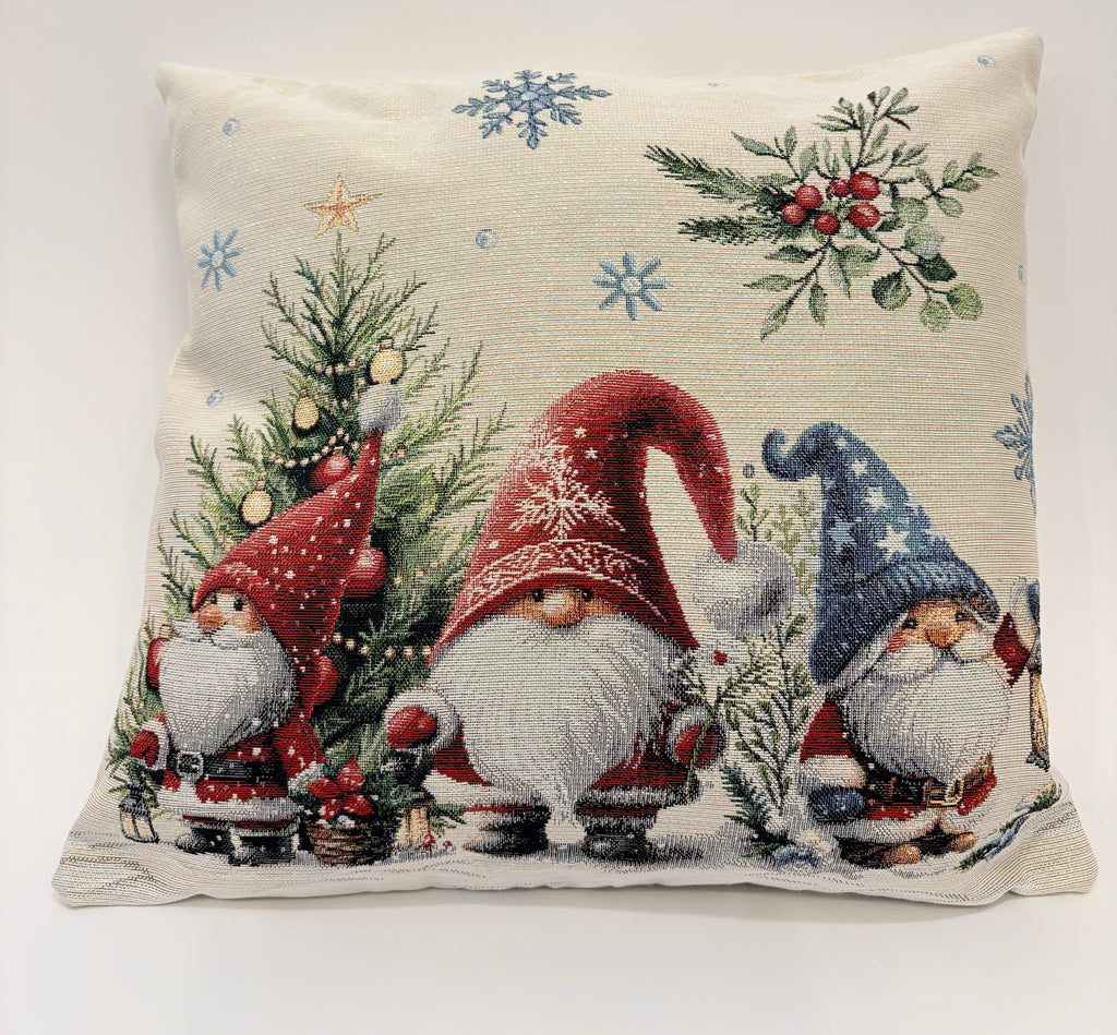 Copricuscino Gobelin gnomi chiaro