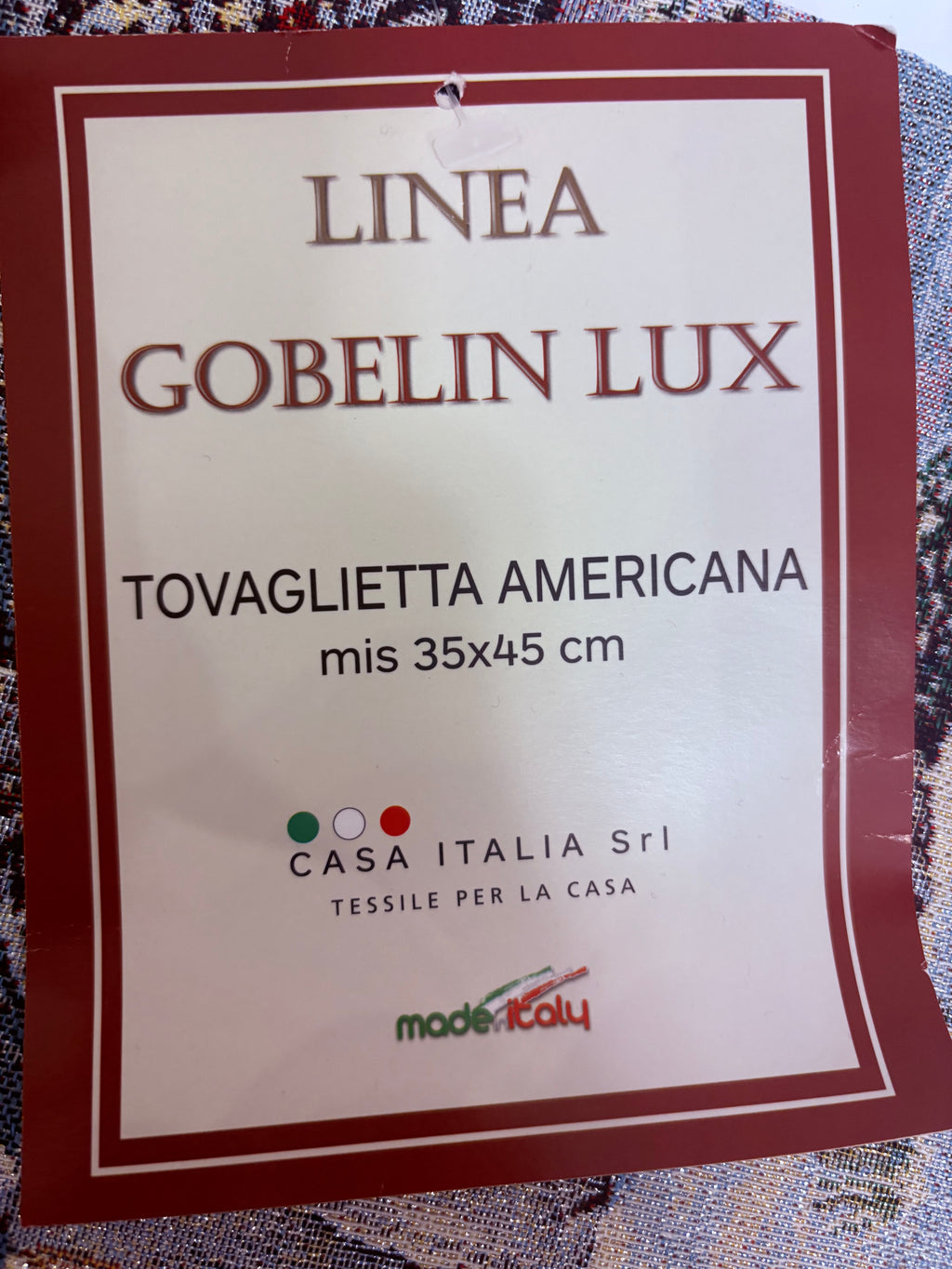 Tovaglietta Gobelin Lux Babbo Natale