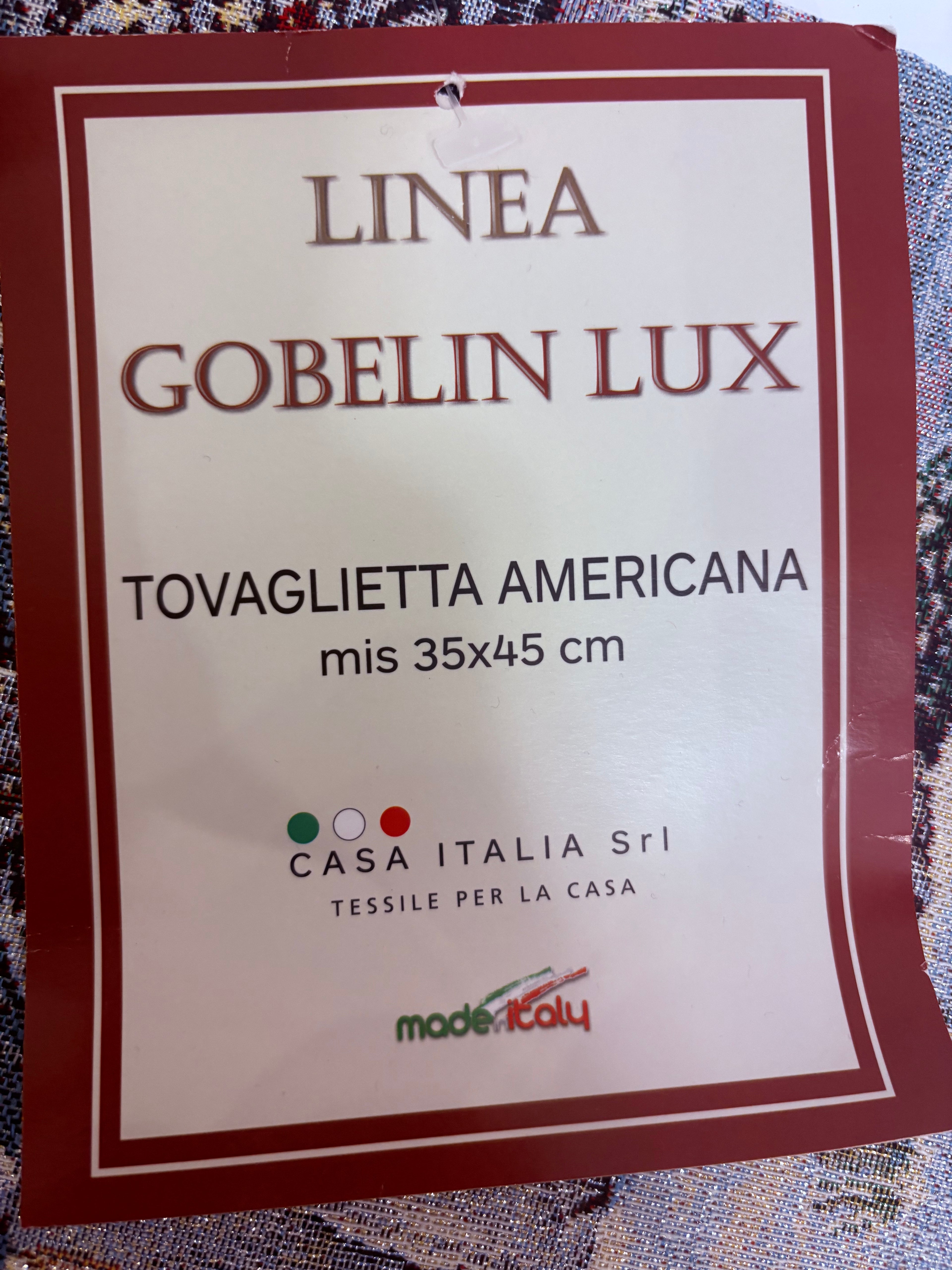 Tovaglietta Gobelin Lux Babbo Natale