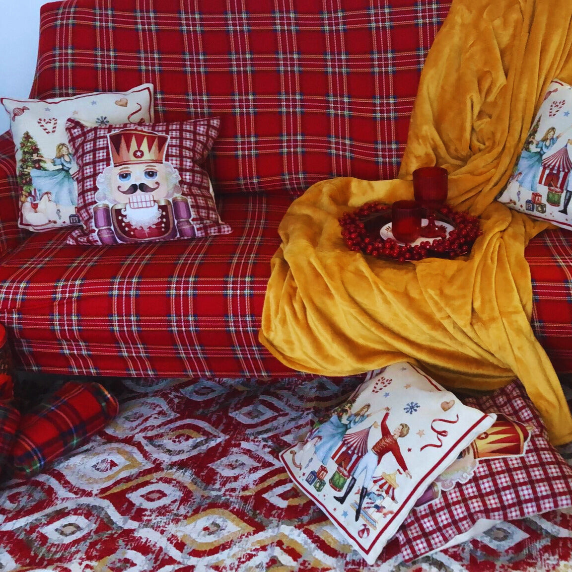 Copricuscino Gobelin schiaccianoci